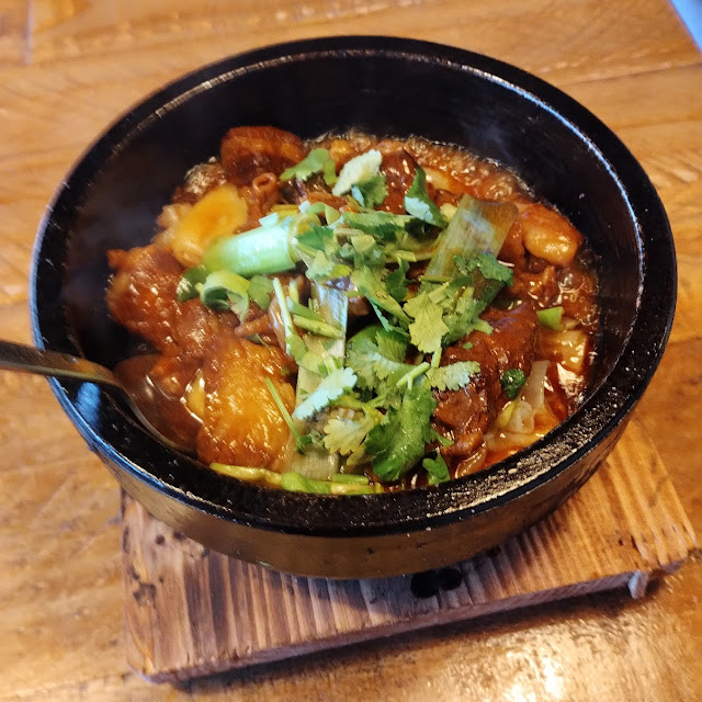 Korean Chicken Stone Pot Rice