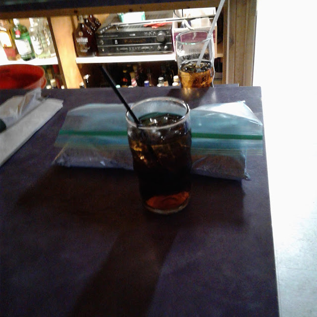 Rum and Coke with Kim's Ashes