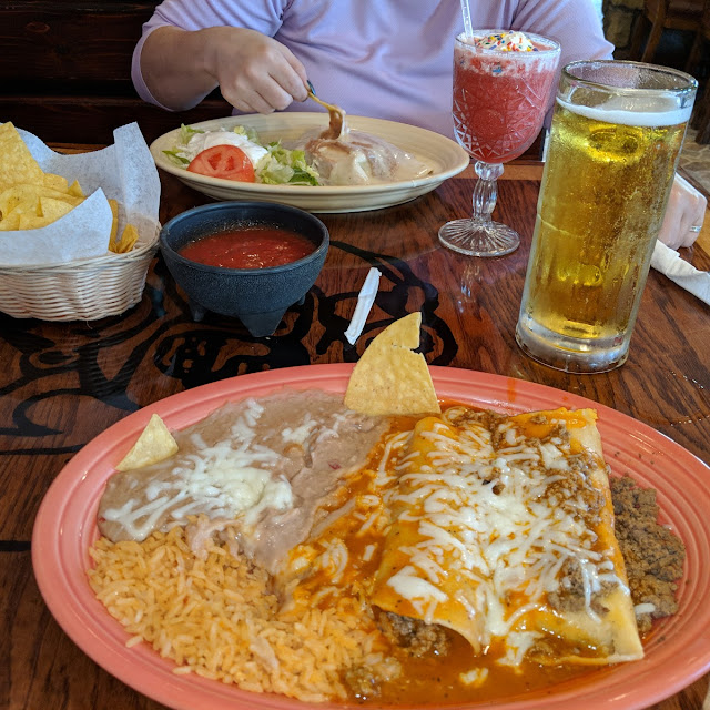 Shrimp Chimichanga Dinner