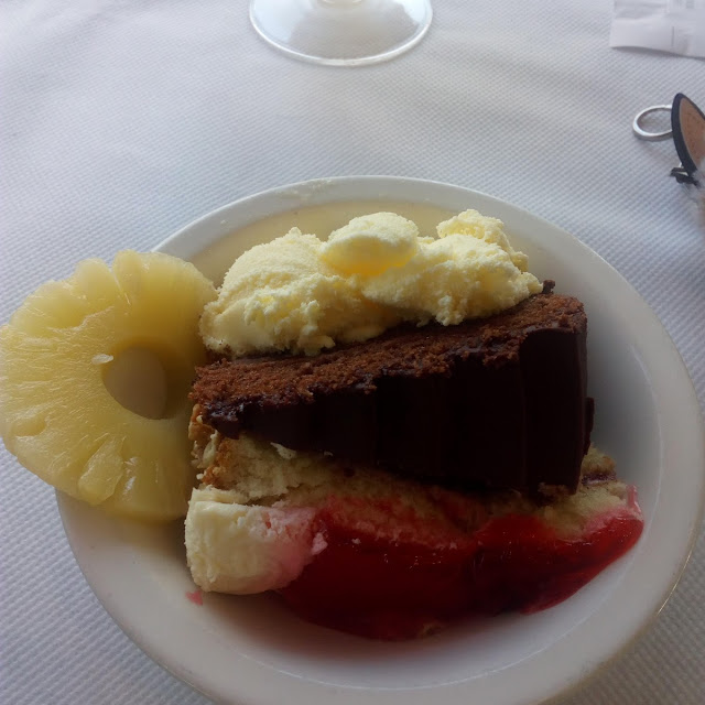 Cake with Icecream