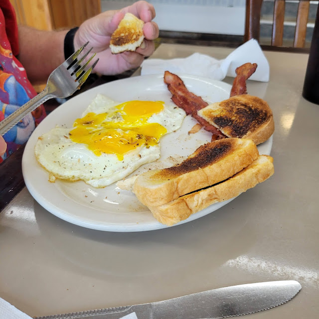 Eggs Toast and Bacon
