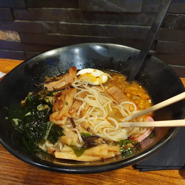 Spicy Miso Ramen with Chicken Thigh