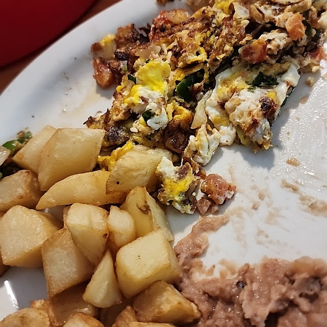 Machacado Breakfast Plate
