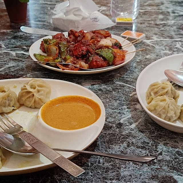 Chicken Momos & Chicken Chilli