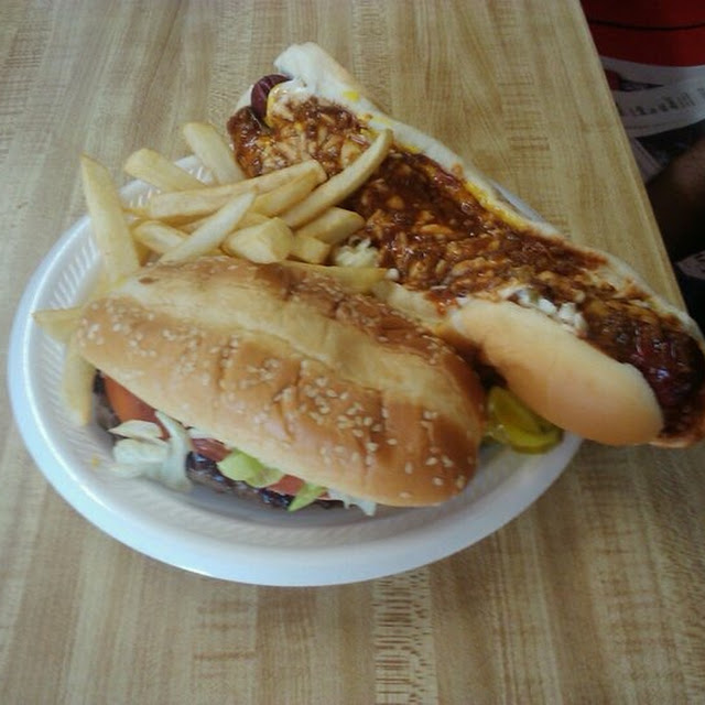Foot Long Hotdog and Fries