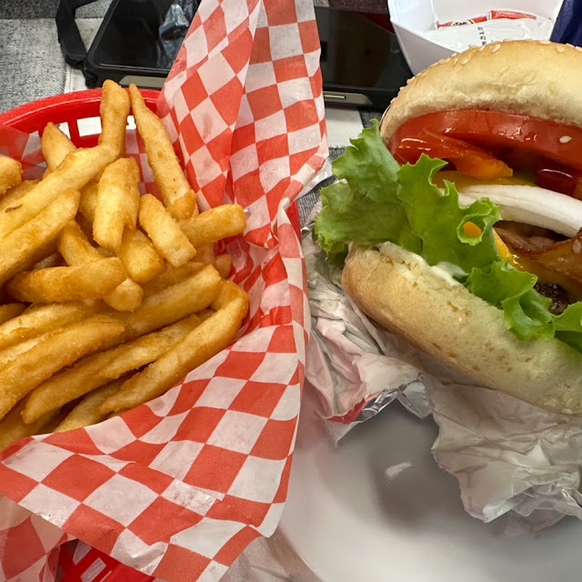 Burger and Fries
