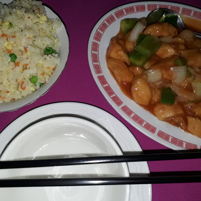 Sweet and Sour Chicken with Rice