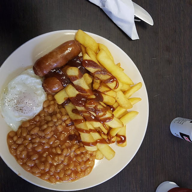 Sausage Egg Chips and Beans