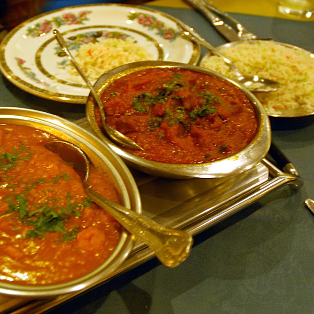 Lamb Madras and Pilau Rice