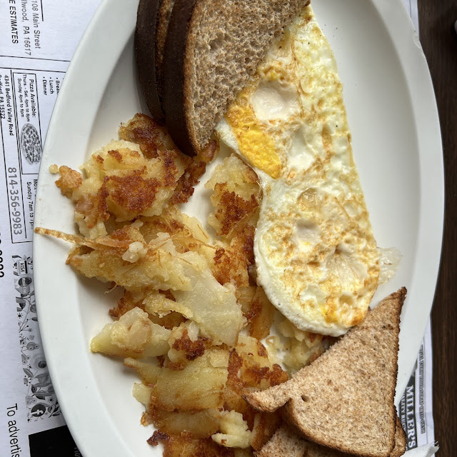 Two Eggs with 2 Slices Scrapple