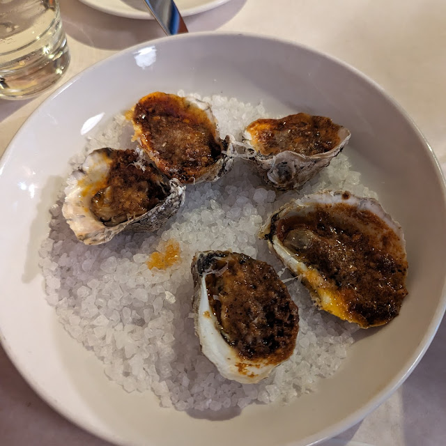 Charbroiled Oysters on the Half Shell