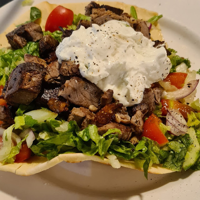 Open Lamb Souvlaki