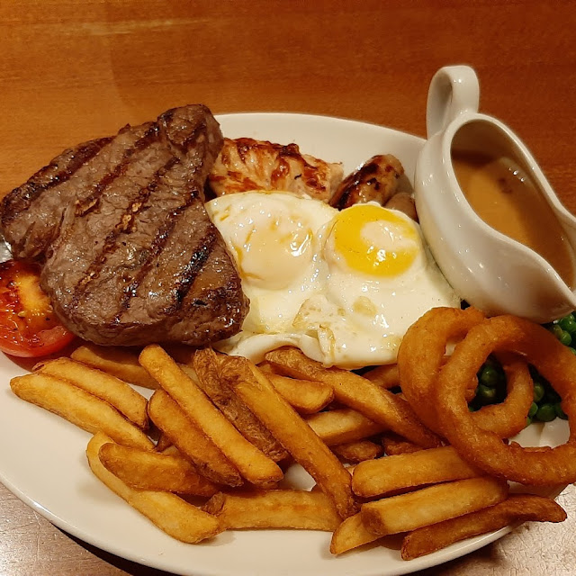 Sausage Egg & Chips