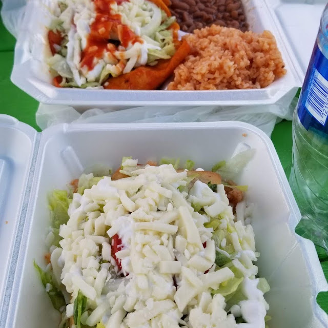Chimichanga and Enchiladas