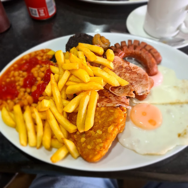 Sausage Chips & Beans