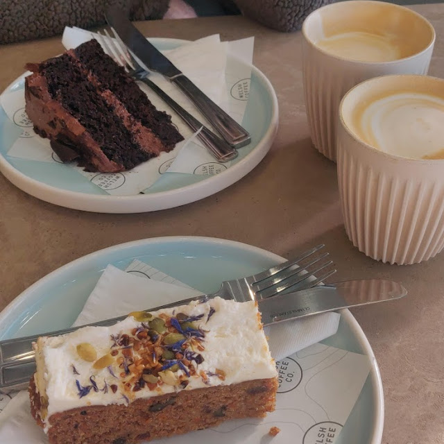 Carrot Cake and Chocolate Cake