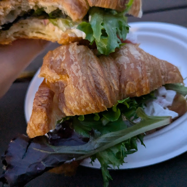 Crab Croissant Sandwich