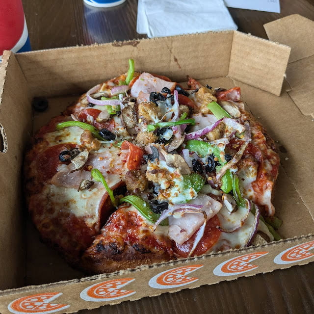 Bacon and Cheese Pizza
