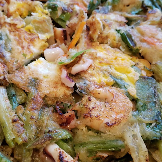 Seafood Pancake 해물파전