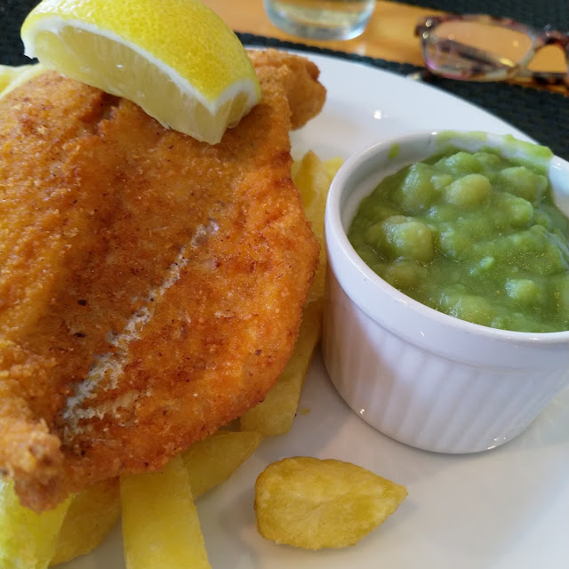 Breaded Haddock Supper with Mushy Peas