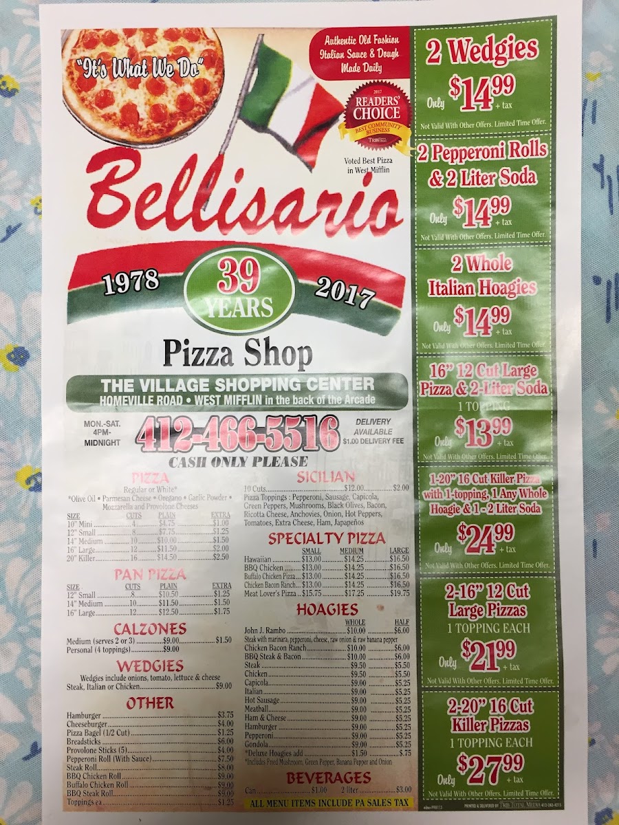 Bellisario Pizza Shop - Photo 3