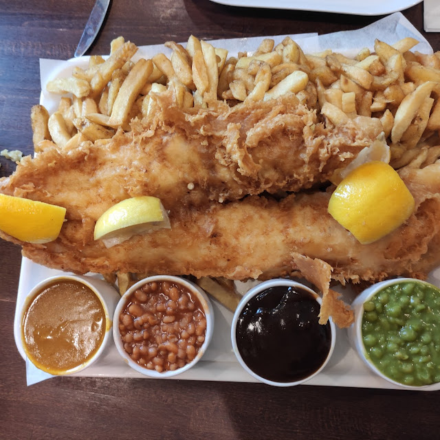 Fish and Chips and Kurhay Sauce