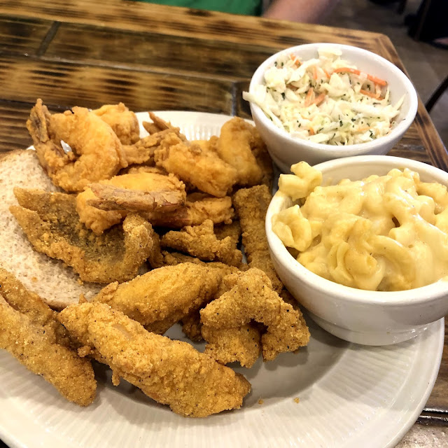 Walleye and Shrimp Combo