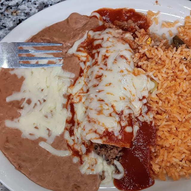 Enchiladas Rice or Beans