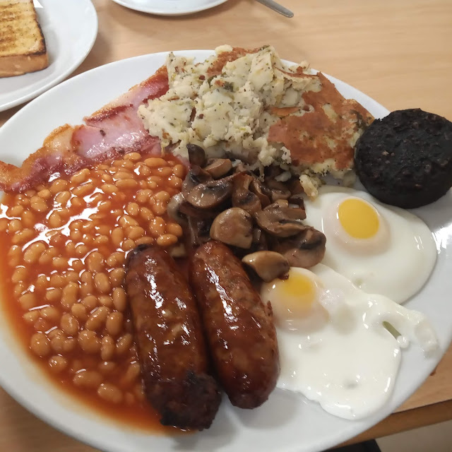 Full English Breakfast with Bubble and Squeak