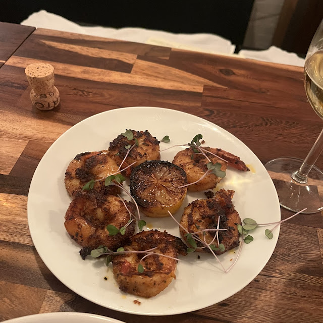 Charred Shrimp Appetizer