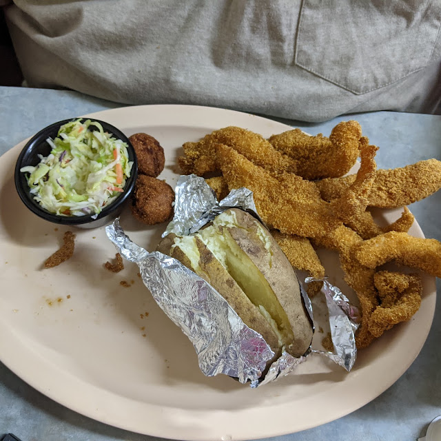 Fried Catfish and Hush Puppies