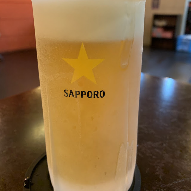 Chilled Sapporo Draught Beer
