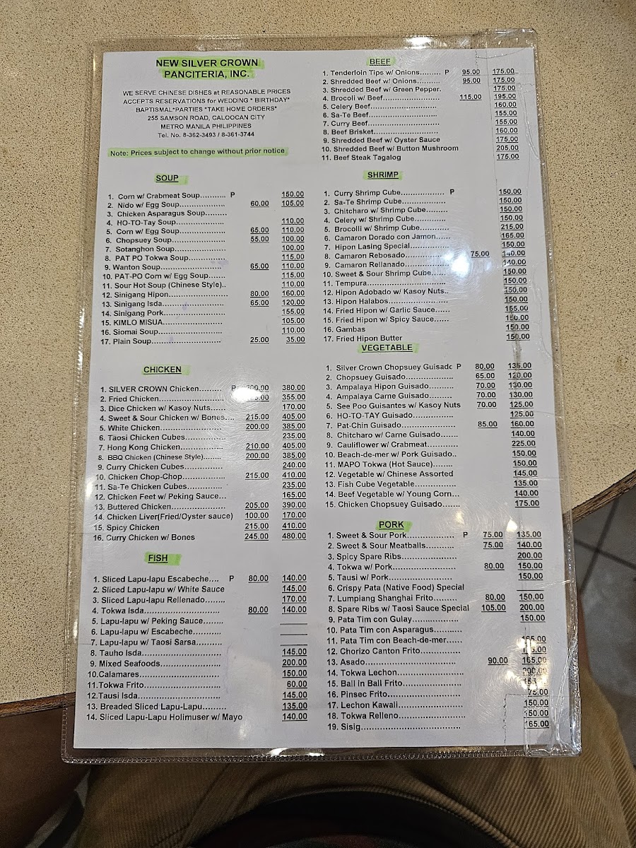 Menu Photo 0