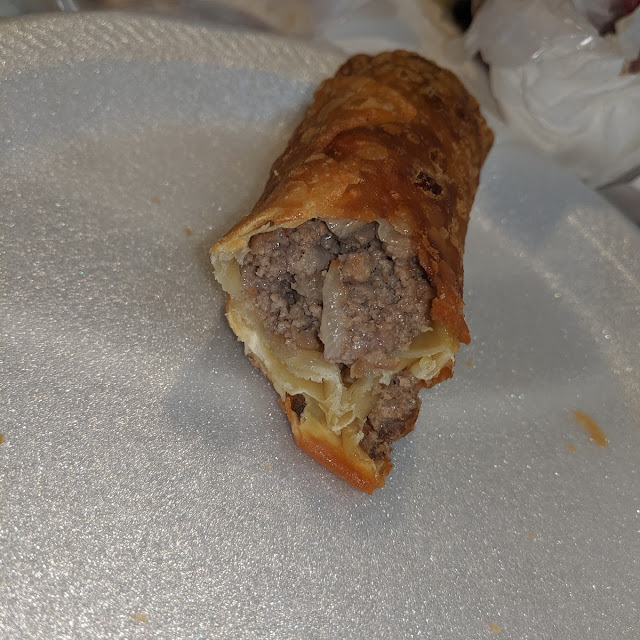 Cheese Steak Egg Rolls