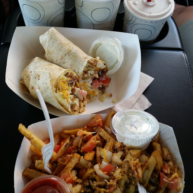 Chicken Bacon Ranch Wrap Taco Fries Milk Shakes