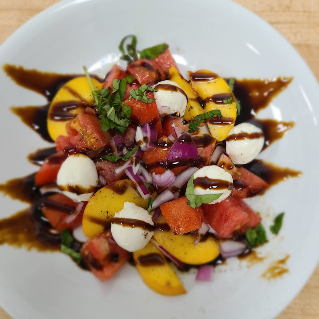Peach Caprese Salad