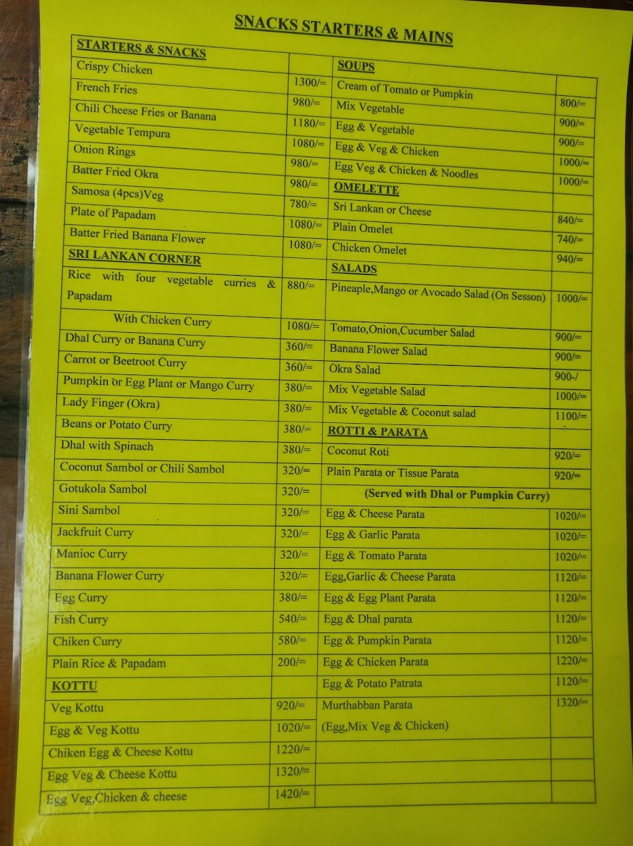 Menu Photo 0