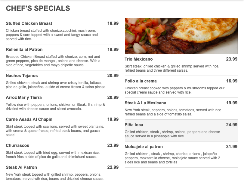 Menu Photo 0