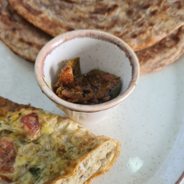 Desi Breakfast Plate