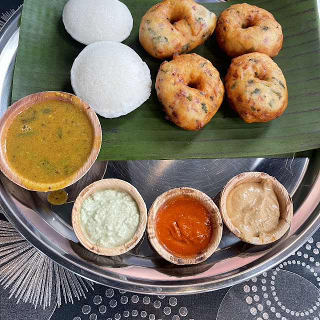 Vada and Idly Platter