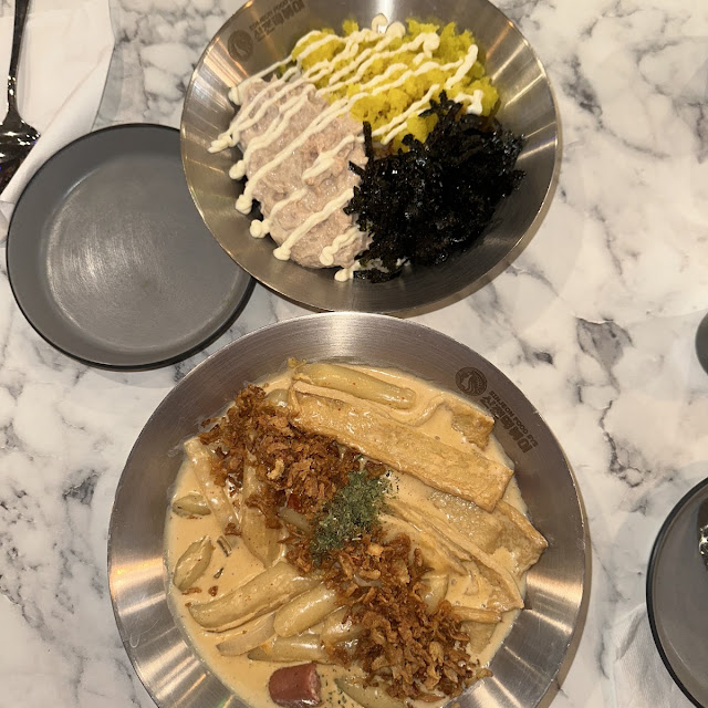 Creamy Carbonara Topokki