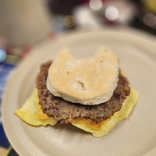 Sausage Egg and Cheese Biscuit