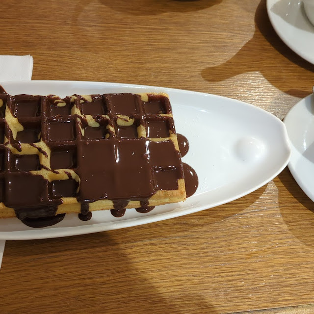 Gaufre Au Chocolat Chaud