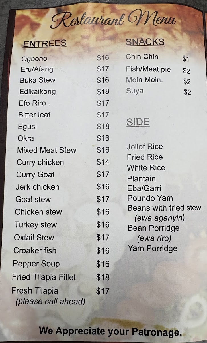 Menu Photo 0