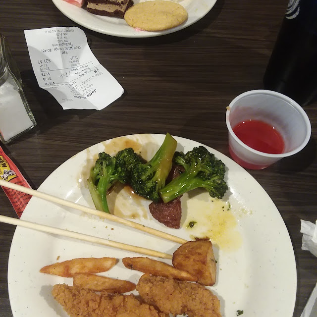 Fries N Chicken N Broccoli