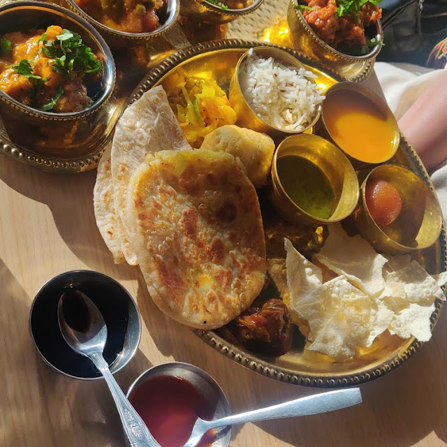 Gujarati Thali Vegetarian