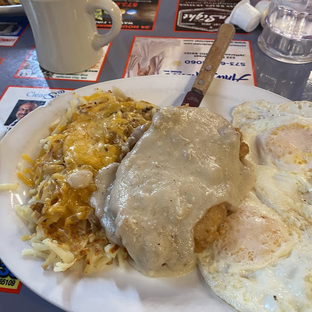Country Fried Steak with 2 Eggs