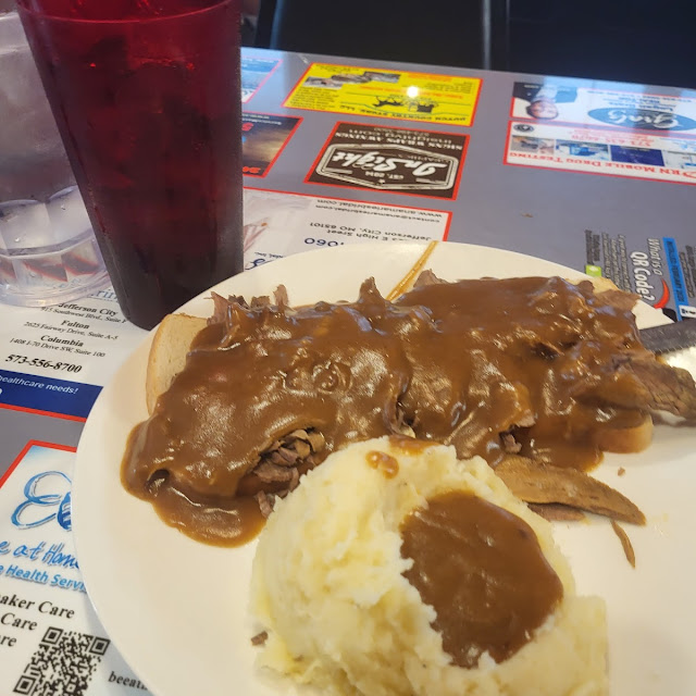 Open Faced Roast Beef