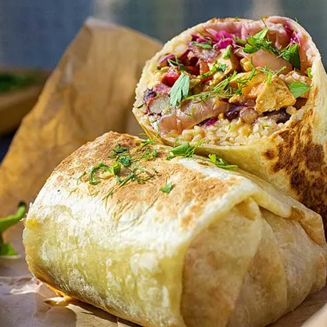 Steak Potato and Cheese Burrito