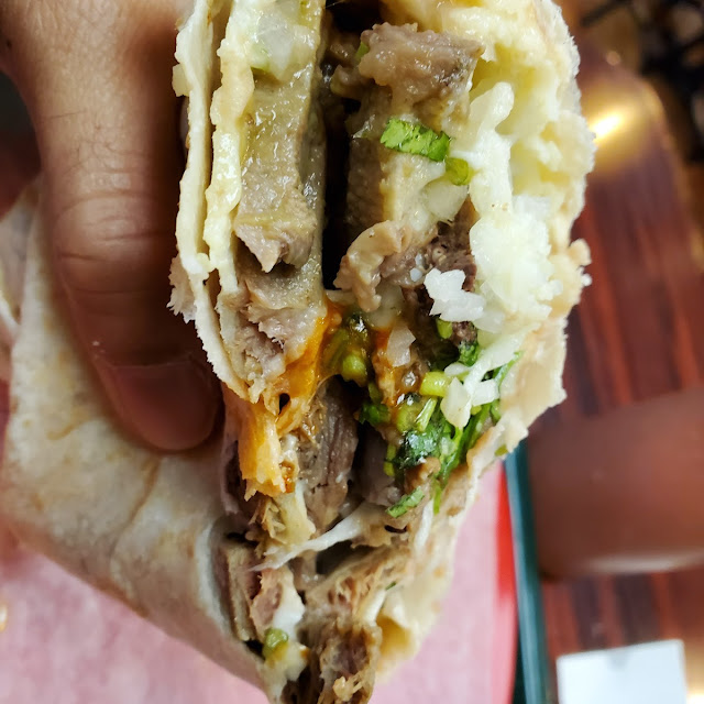 Burrito with Lengua